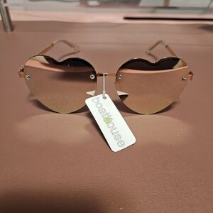 Gold-Framed Sunglasses